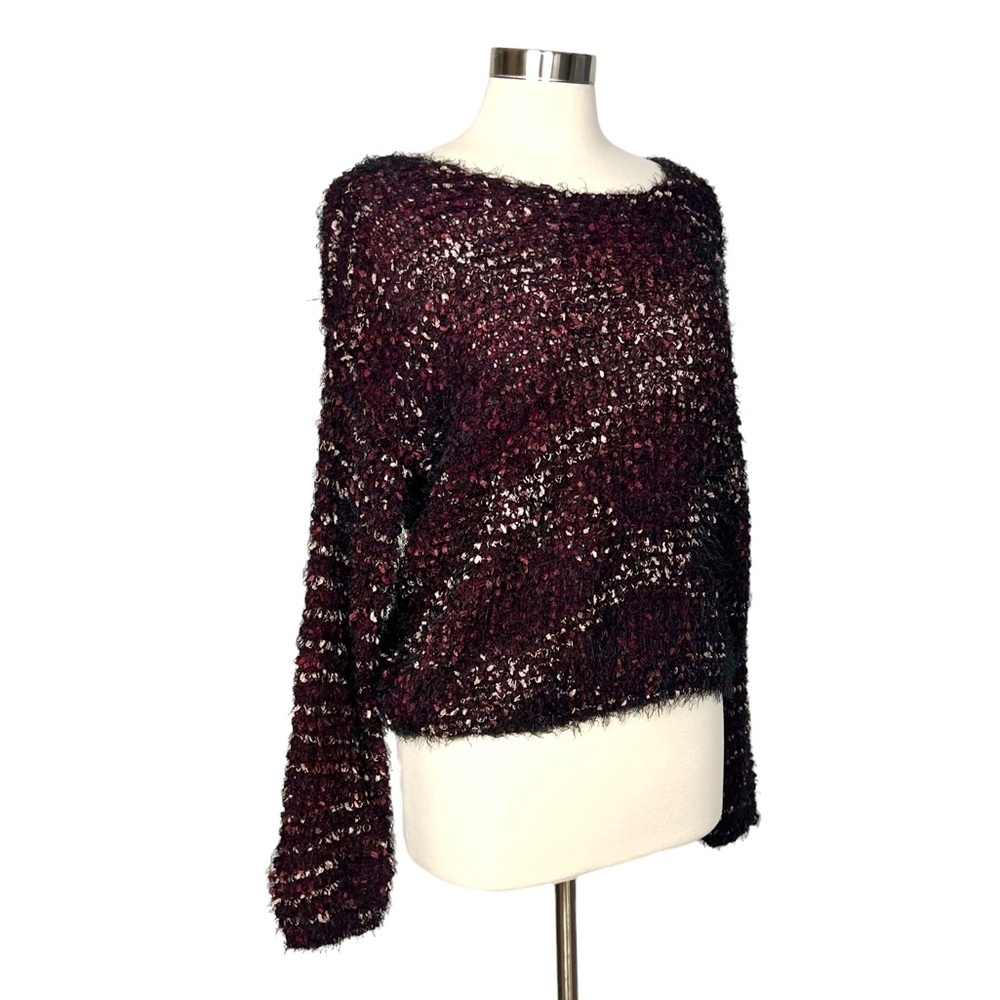 Made with Love by FCT Fuzzy Eyelash Sweater